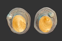 Load image into Gallery viewer, Earrings with Golden Corals - Michael Zobel Heritage Collection
