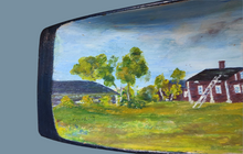 Load image into Gallery viewer, Swedish Dough Bowl Handpainted Antique