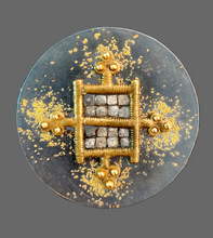 Load image into Gallery viewer, SOLD - Prof. Michael Zobel Original Ashanti Gold Weight Pendant & Brooch