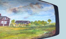 Load image into Gallery viewer, Swedish Dough Bowl Handpainted Antique