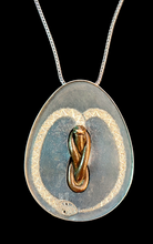 Load image into Gallery viewer, S O L D - Prof. Michael Zobel Original Double-Sided Ashanti Gold Weight Pendant