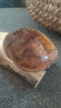 Load image into Gallery viewer, Antique Swedish Root Bowl, Hand-Turned, Thin-Walled, Rare 1868