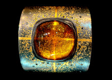 Load image into Gallery viewer, Michael Zobel Original Cuff with amber and diamonds