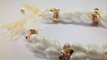 Load image into Gallery viewer, Bridesmaid White & Brown Large Shell Necklace - ARGONAUTS Collection