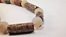 Load image into Gallery viewer, Millefiori Antique Beads with Rock Crystal Spheres