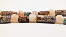 Load image into Gallery viewer, Millefiori Antique Beads with Rock Crystal Spheres