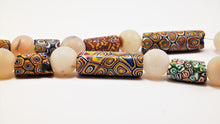 Load image into Gallery viewer, Millefiori Antique Beads with Rock Crystal Spheres