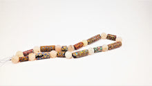 Load image into Gallery viewer, Millefiori Antique Beads with Rock Crystal Spheres