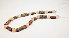 Load image into Gallery viewer, Millefiori Antique Beads with Rock Crystal Spheres
