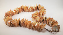 Load image into Gallery viewer, Mother of Pearl Extralong Squareshaped Shell Necklace - ARGONAUTS Collection
