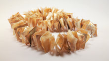 Load image into Gallery viewer, Mother of Pearl Extralong Squareshaped Shell Necklace - ARGONAUTS Collection