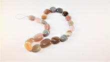 Load image into Gallery viewer, Tasteful Grey-Blue and Creme Agate Necklace