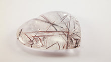 Load image into Gallery viewer, Amazing Rutilated and Tourmalinated Quartz Heart