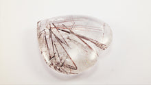 Load image into Gallery viewer, Amazing Rutilated and Tourmalinated Quartz Heart