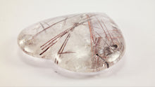 Load image into Gallery viewer, Amazing Rutilated and Tourmalinated Quartz Heart