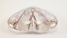 Load image into Gallery viewer, Amazing Rutilated and Tourmalinated Quartz Heart