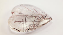 Load image into Gallery viewer, Amazing Rutilated and Tourmalinated Quartz Heart
