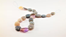 Load image into Gallery viewer, SOLD - Stylish Grey-Blue and Creme Agate Necklace
