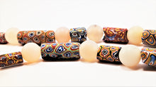Load image into Gallery viewer, Millefiori Antique Beads with Rock Crystal Spheres