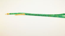Load image into Gallery viewer, beautiful deep green colored tsavorite necklace
