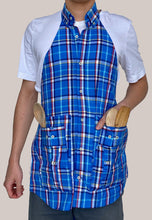 Load image into Gallery viewer, recycled and up-cycled apron designed by caren shen
