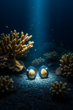 Load image into Gallery viewer, Earrings with Golden Corals - Michael Zobel Heritage Collection
