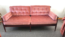 Load image into Gallery viewer, Skrindan sofa by famous designer Kerstin Hörlin-Holmqvist in dusty pink a masterpiece of design
