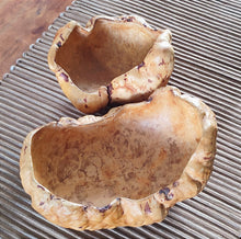 Load image into Gallery viewer, Pair of Swedish Burl Knot Bowls
