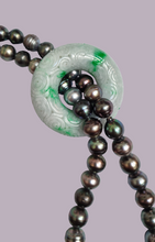 Load image into Gallery viewer, SOLD - Jadeite Handcarved With Tahiti Pearls
