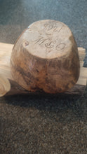 Load image into Gallery viewer, Antique Swedish Root Bowl, Hand-Turned, Thin-Walled, Rare 1868
