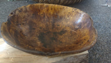 Load image into Gallery viewer, Antique Swedish Root Bowl, Hand-Turned, Thin-Walled, Rare 1868
