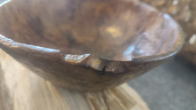 Load image into Gallery viewer, Antique Swedish Root Bowl, Hand-Turned, Thin-Walled, Rare 1868
