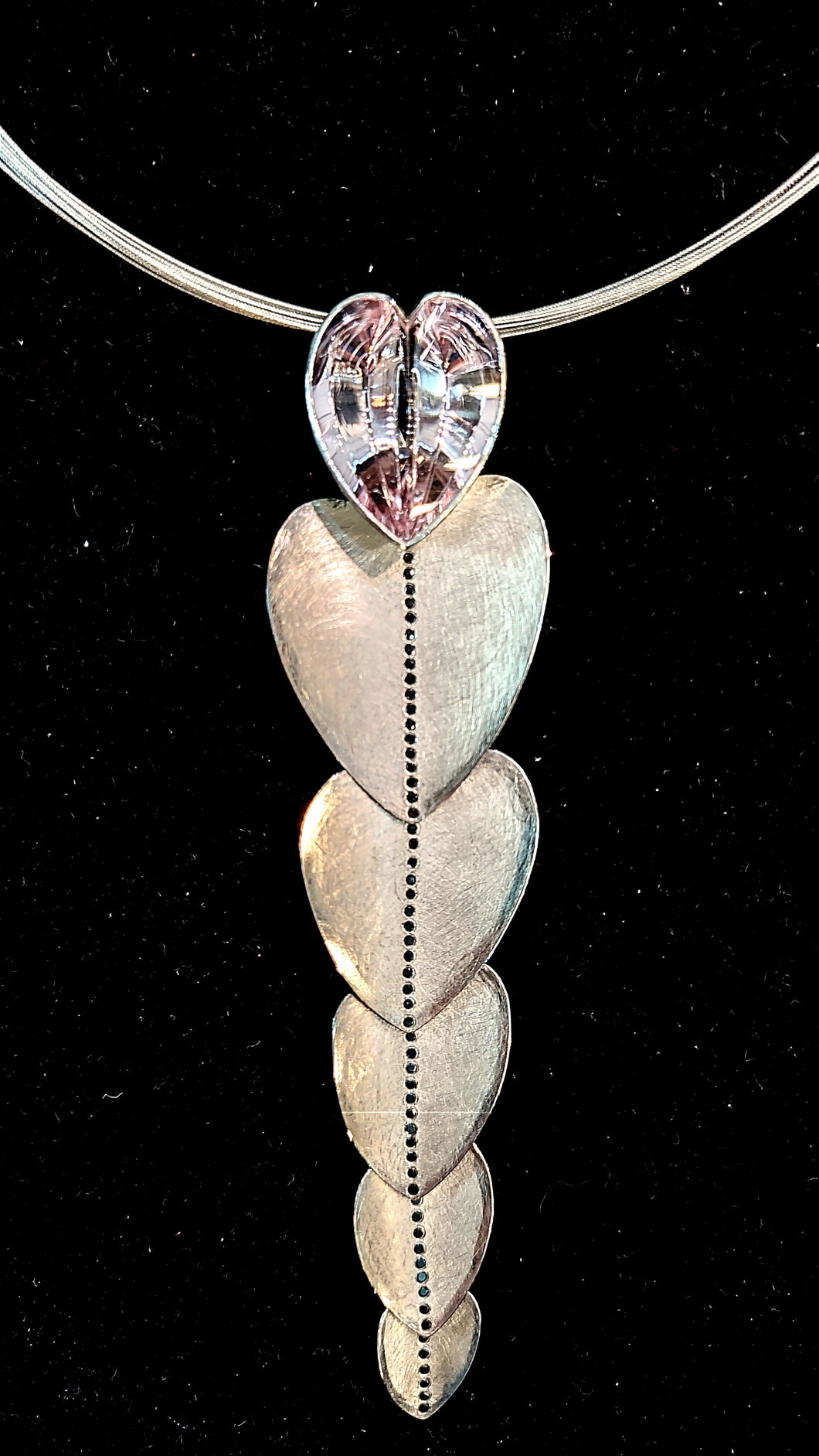 Michael Zobel Original Platinum Morganite Pendant