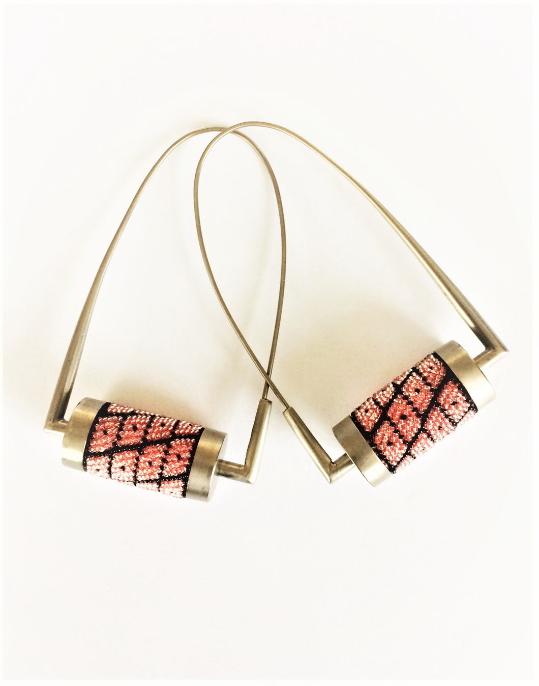 SOLD - Jacqueline Lillie Original Barrel Earrings