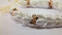 Load image into Gallery viewer, Bridesmaid White &amp; Brown Large Shell Necklace - ARGONAUTS Collection
