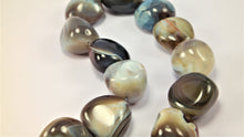 Load image into Gallery viewer, Amazing African Blue &amp; Grey Agate Neckpiece
