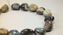 Load image into Gallery viewer, Amazing African Blue &amp; Grey Agate Neckpiece
