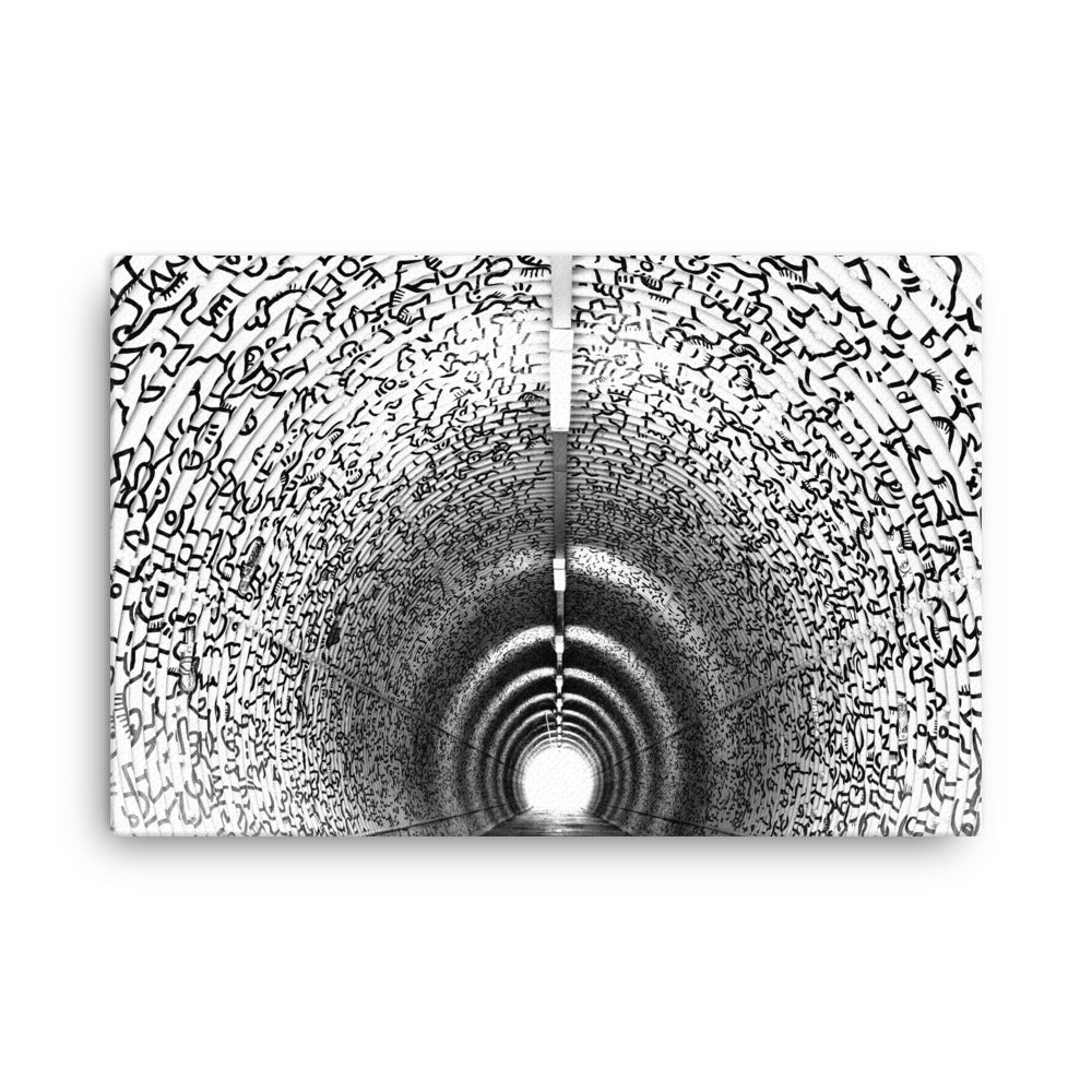 Tunnel Canvas Print