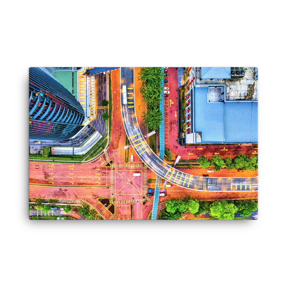 Droneview Canvas Print