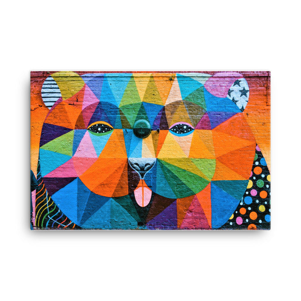 Yummy Bear Canvas Print