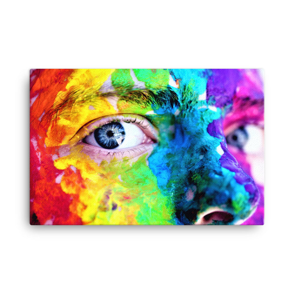 Spring Face Canvas Print