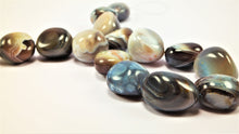 Load image into Gallery viewer, Amazing African Blue &amp; Grey Agate Neckpiece
