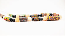 Load image into Gallery viewer, Millefiori Antique Beads with Rock Crystal and Sapphire
