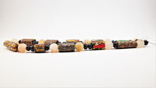 Load image into Gallery viewer, Millefiori Antique Beads with Rock Crystal and Sapphire
