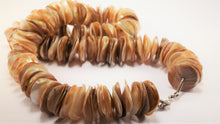 Load image into Gallery viewer, Mother of Pearl Extralong Roundshaped Shell Necklace - ARGONAUTS Collection
