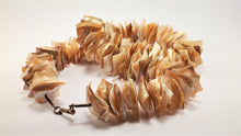 Load image into Gallery viewer, Mother of Pearl Extralong Squareshaped Shell Necklace - ARGONAUTS Collection
