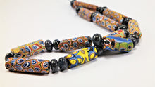 Load image into Gallery viewer, Venetian Millefiori Beads with Sapphire
