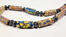 Load image into Gallery viewer, Venetian Millefiori Beads with Sapphire
