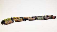 Load image into Gallery viewer, Venetian Millefiori Beads with Sapphire
