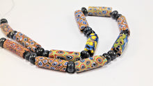 Load image into Gallery viewer, Venetian Millefiori Beads with Sapphire
